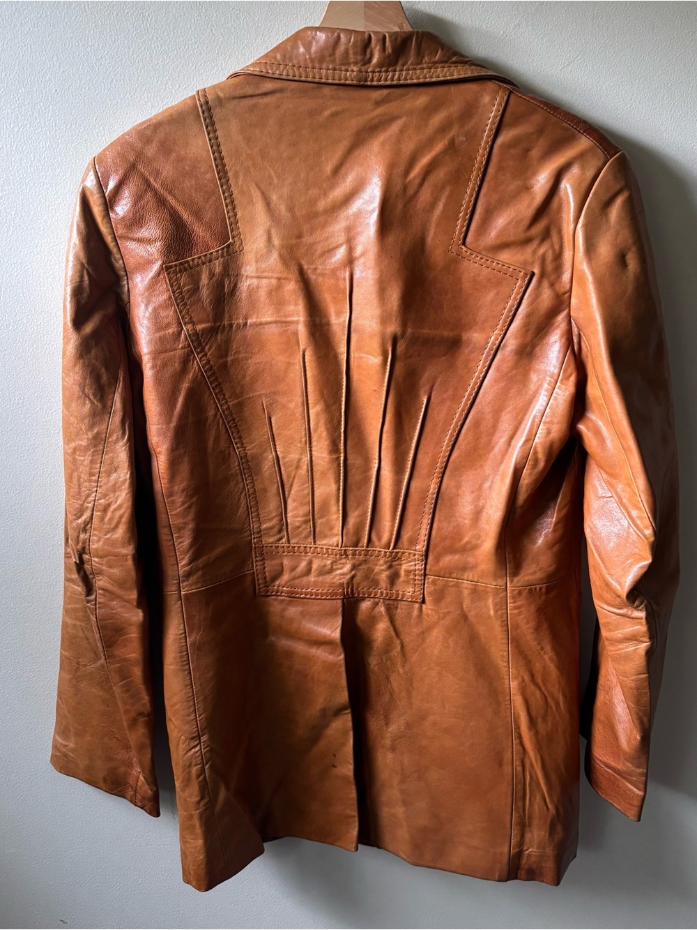 J.Riggings Jackal Vintage 70s Leather Jacket - Picture 5 of 9